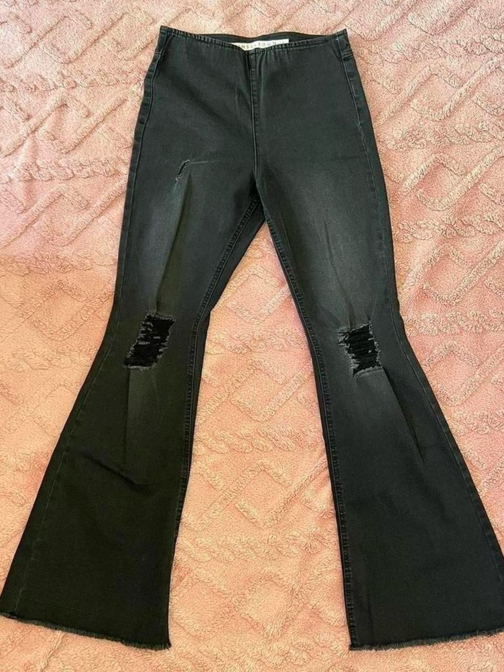 Tinseltown flared high rise Wide leg jeans